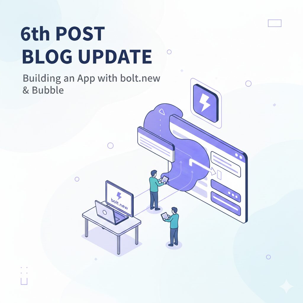 bolt.newとBubbleでアプリを作ってみる。