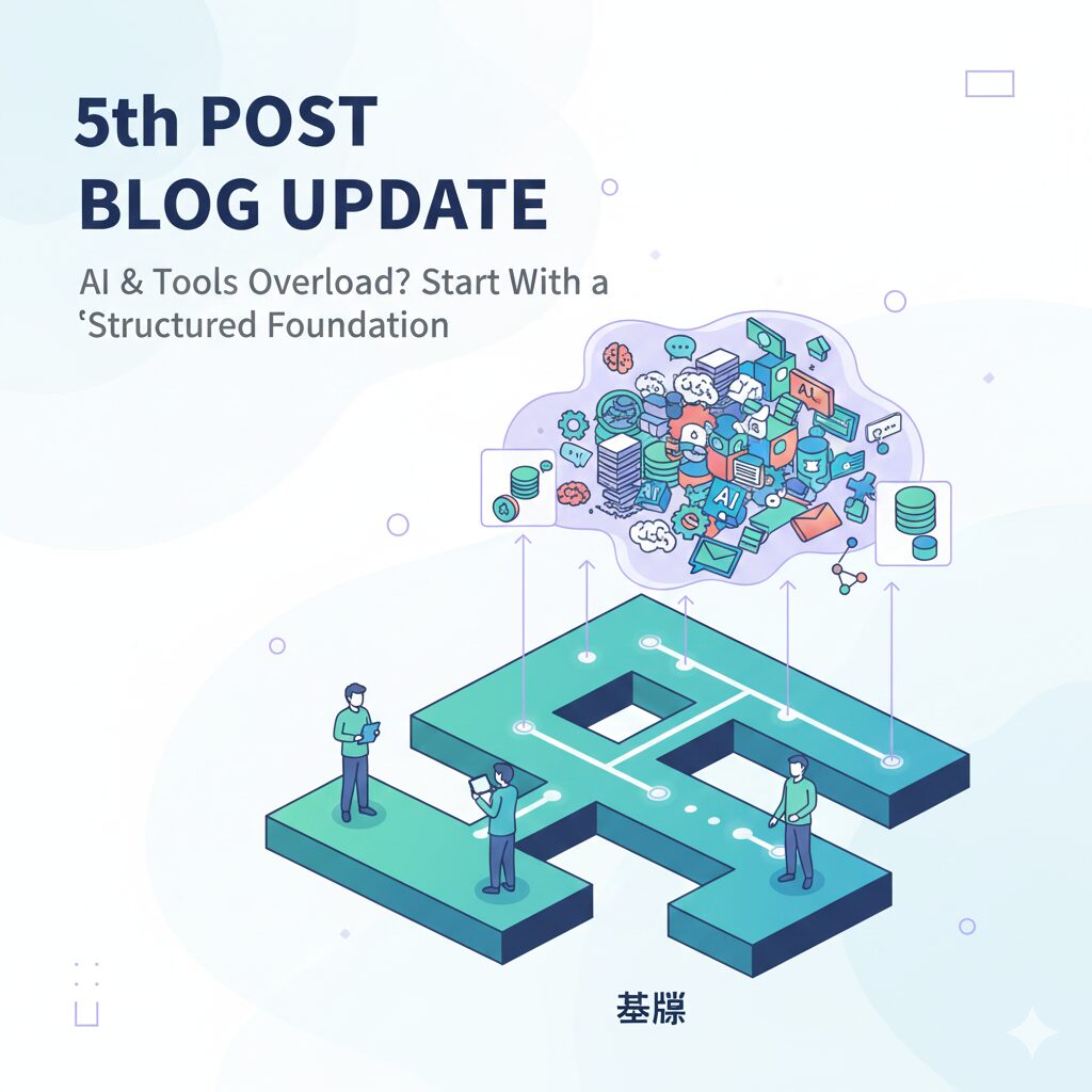 AIもツールも増えすぎた今、まず必要なのは「整理された基盤」