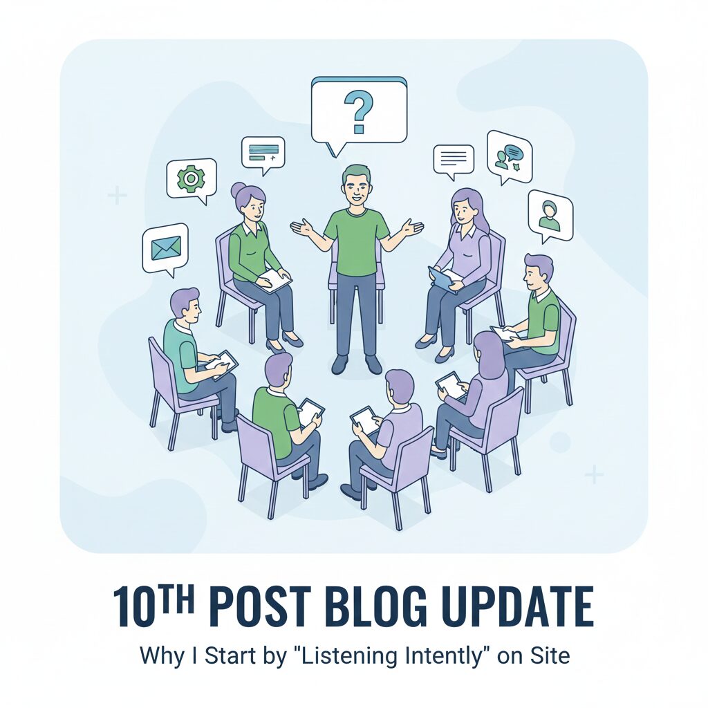 僕が現場で最初にやること。徹底的に「話を聞く」ことから始める理由